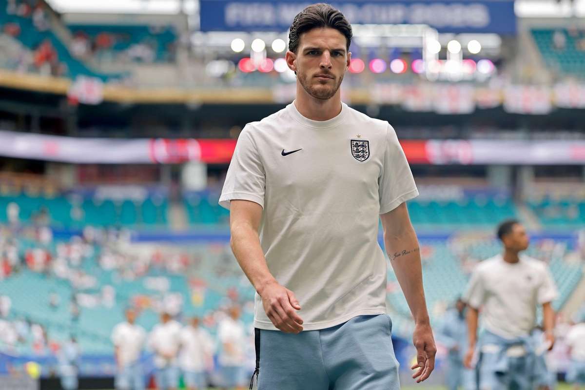 Mundial-2026: Inglaterra espera que Rice recupere a tempo da meia-final com a Argentina