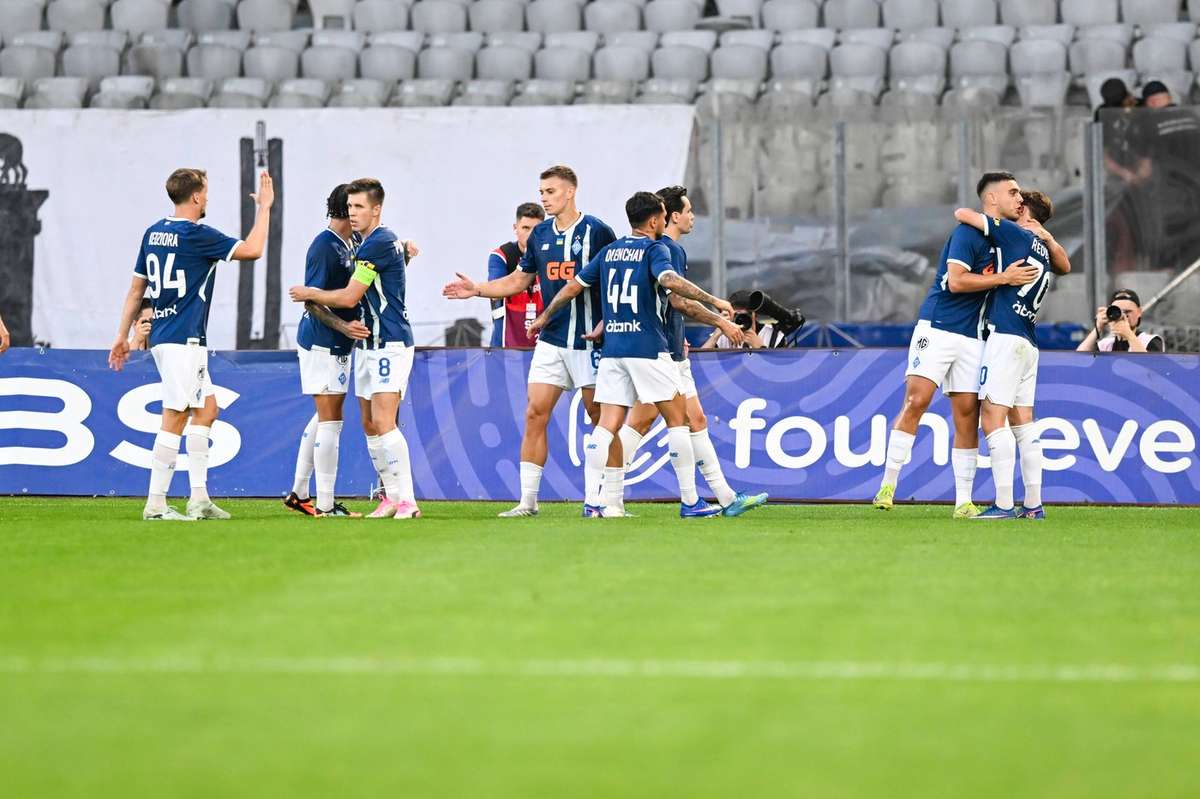 Europa League qualifying: Dynamo squeeze through on penalties as Sheriff, Hajduk escape