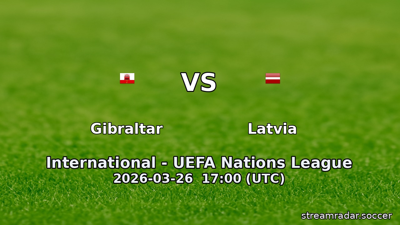 Gibraltar vs Latvia