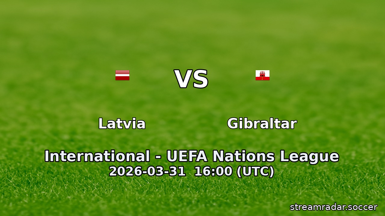 Latvia vs Gibraltar