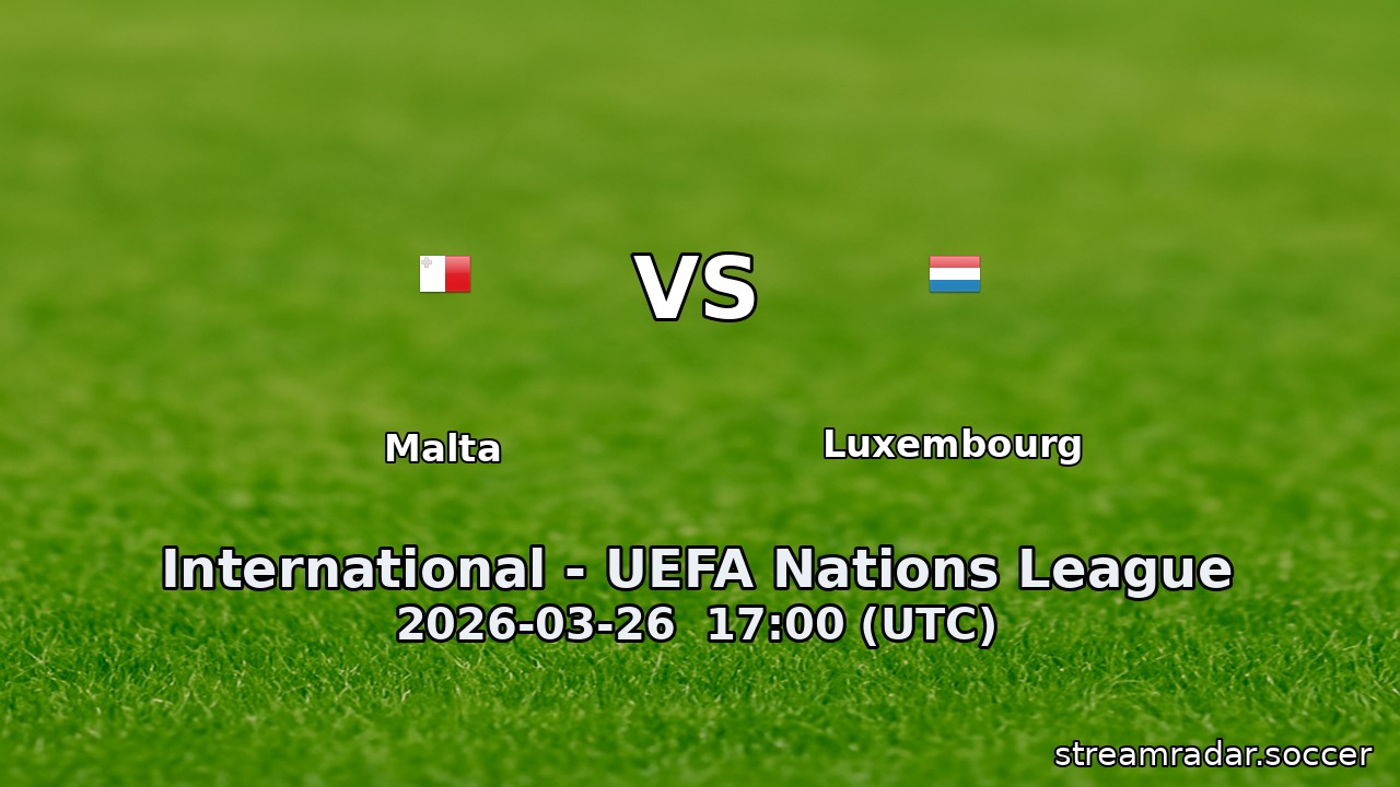 Malta vs Luxembourg