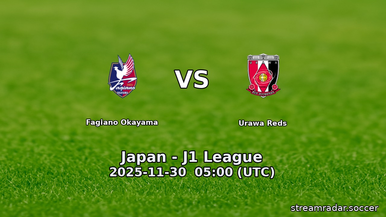Fagiano Okayama vs Urawa Reds