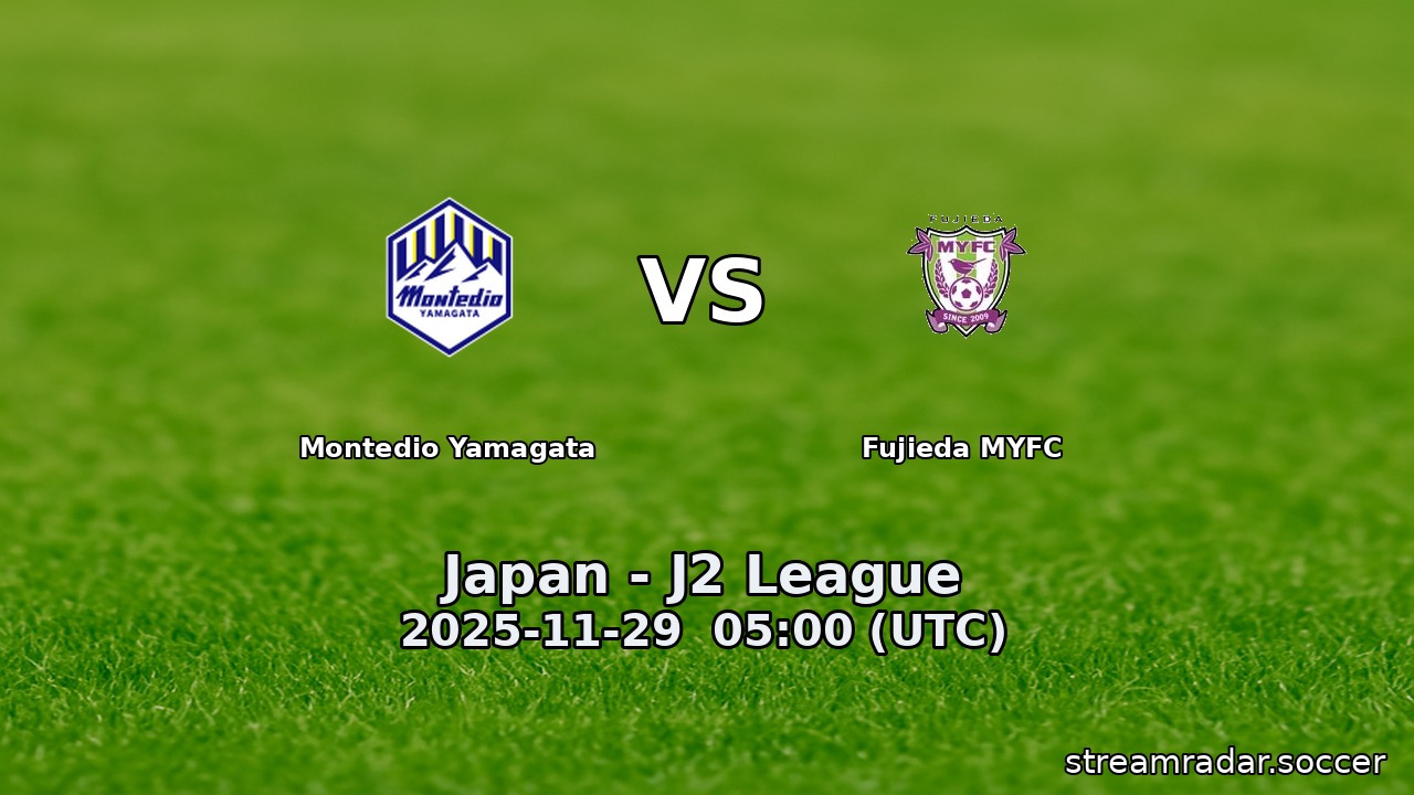 Montedio Yamagata vs Fujieda MYFC