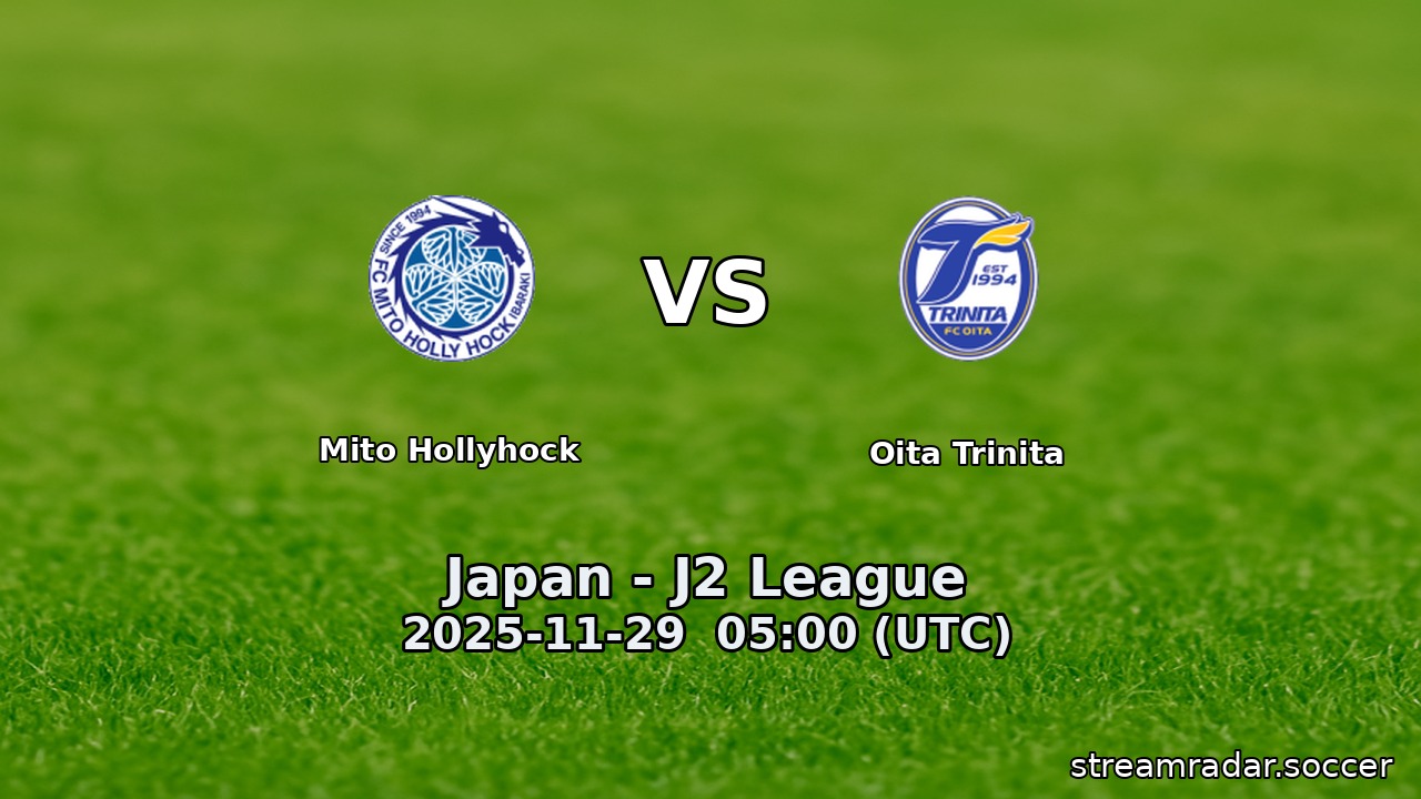Mito Hollyhock vs Oita Trinita