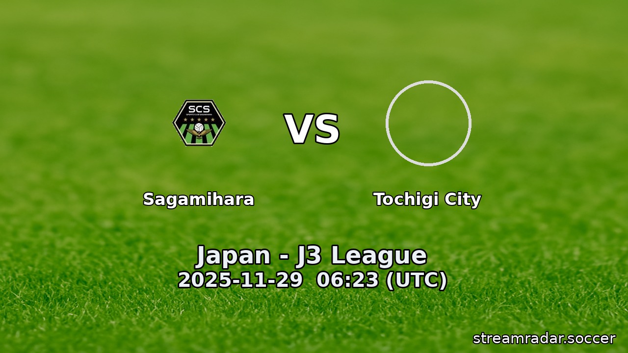 Sagamihara vs Tochigi City