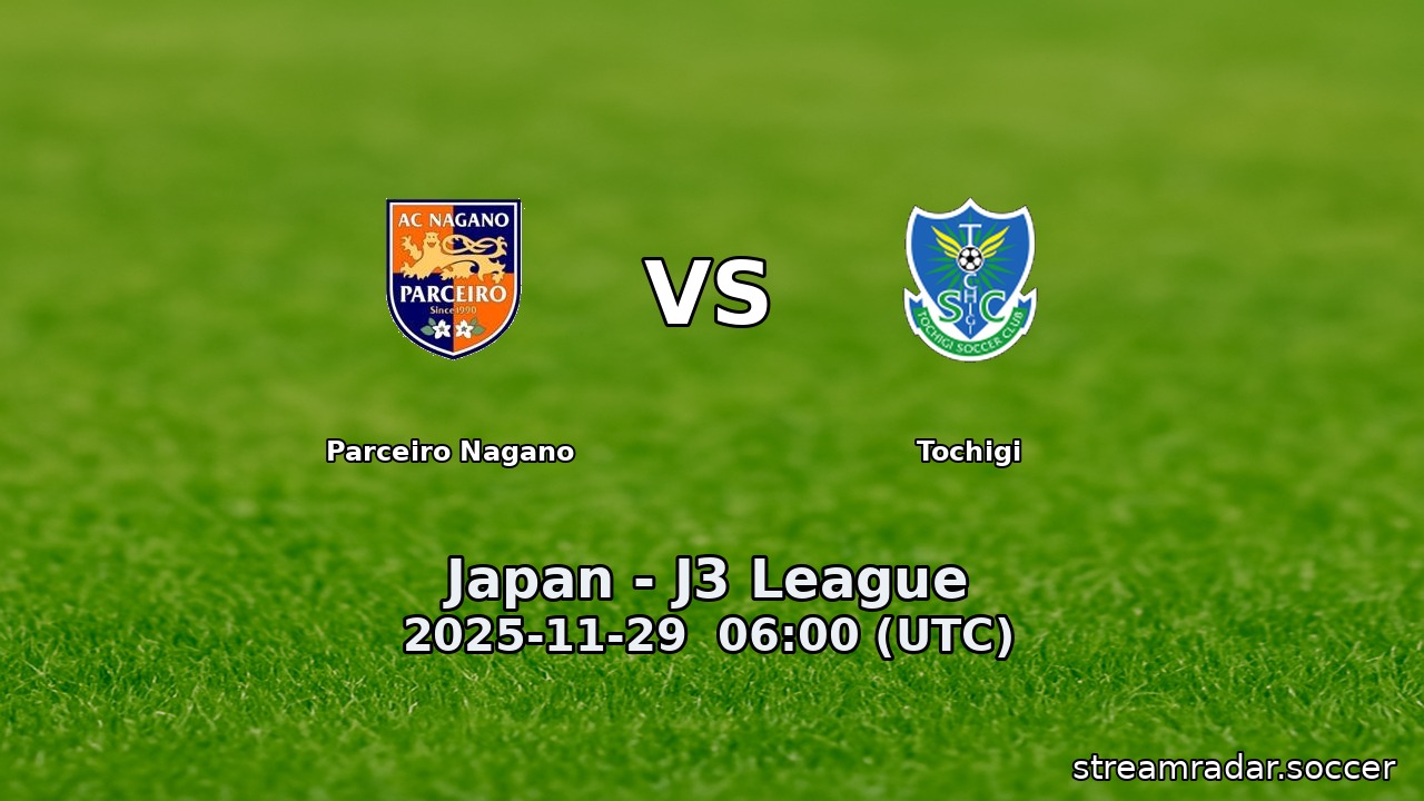 Parceiro Nagano vs Tochigi