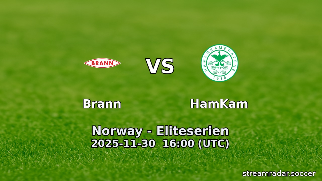 Brann vs HamKam
