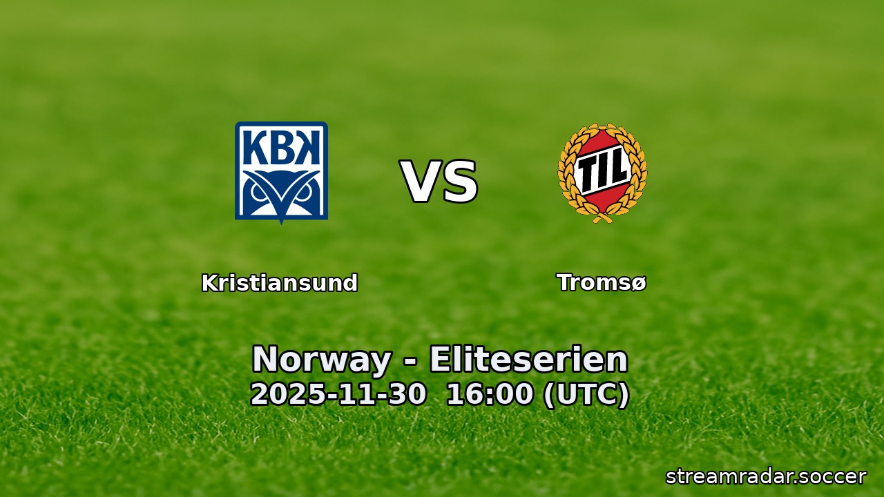 Kristiansund vs Tromsø