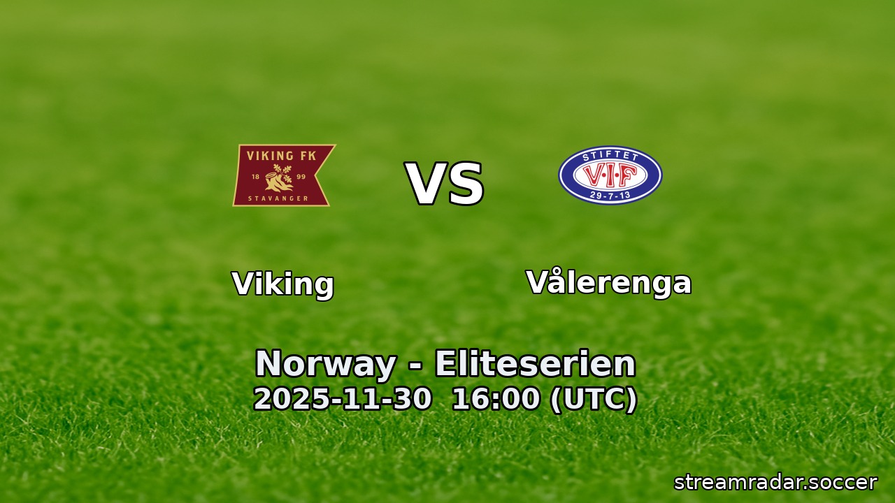 Viking vs Vålerenga