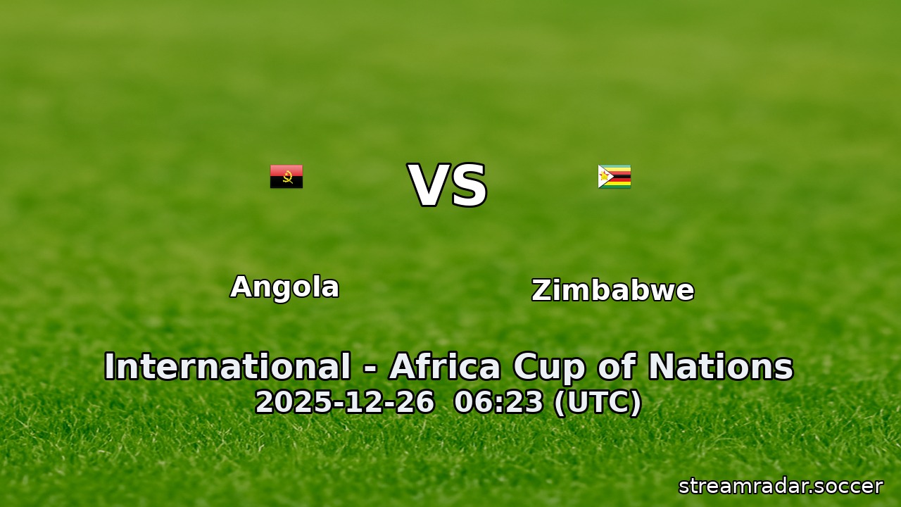 Angola vs Zimbabwe