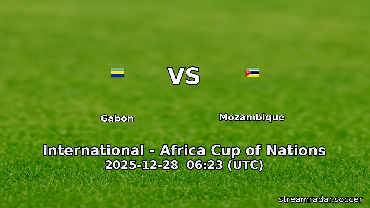 Gabon vs Mozambique