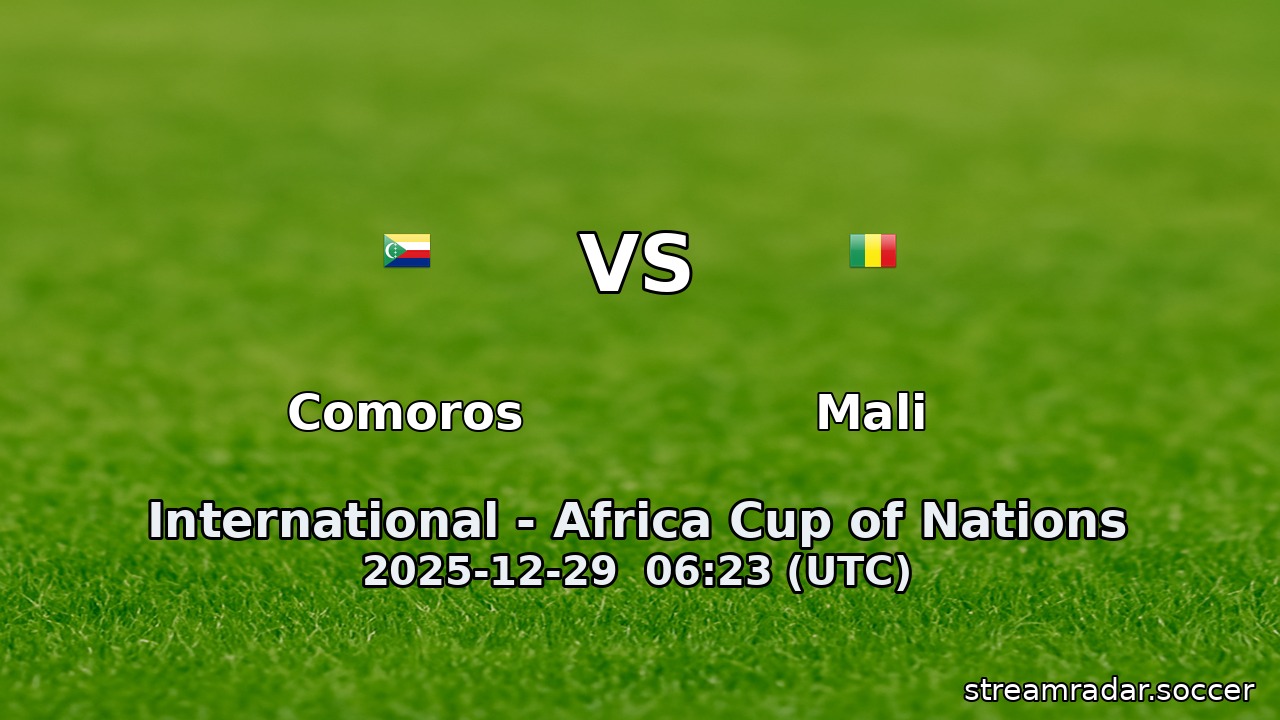 Comoros vs Mali