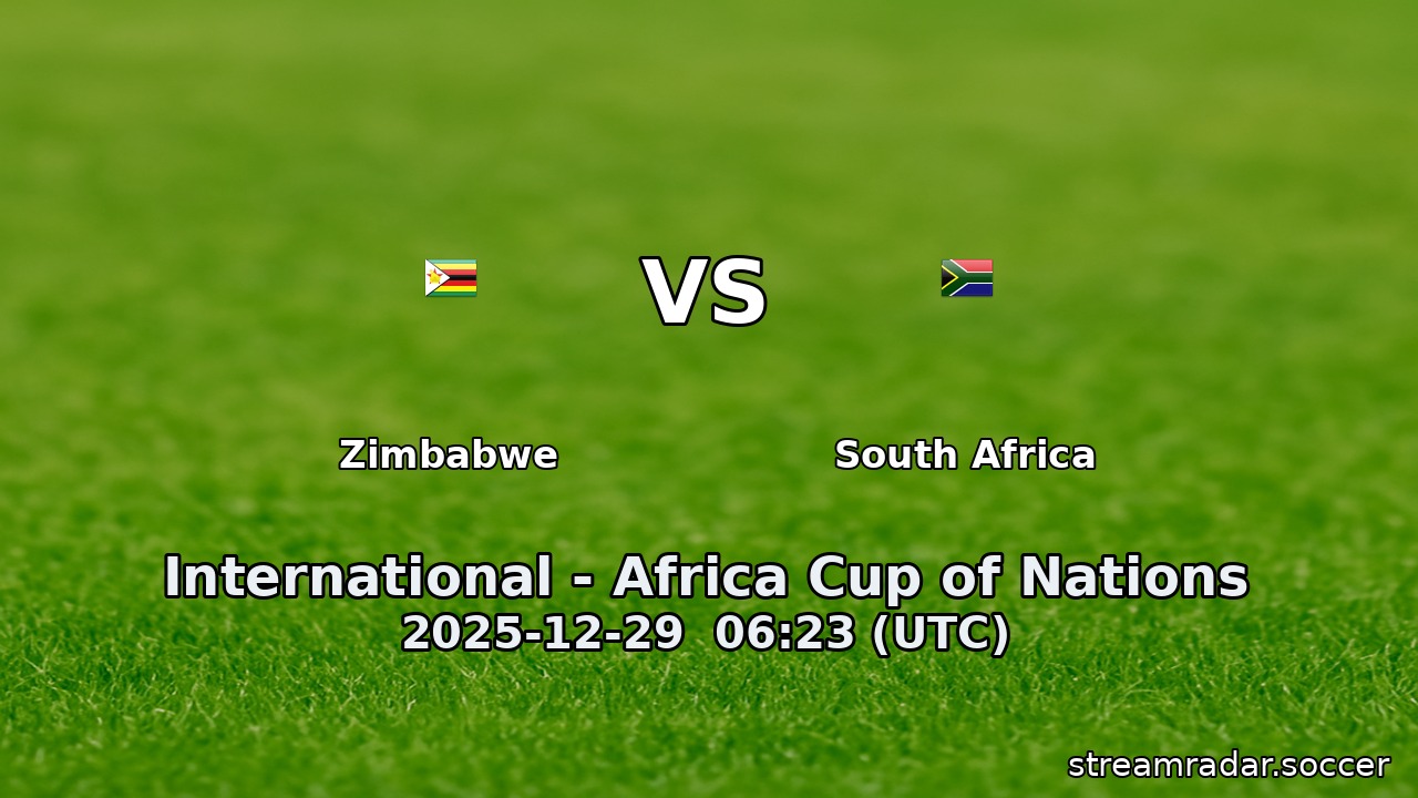 Zimbabwe vs South Africa