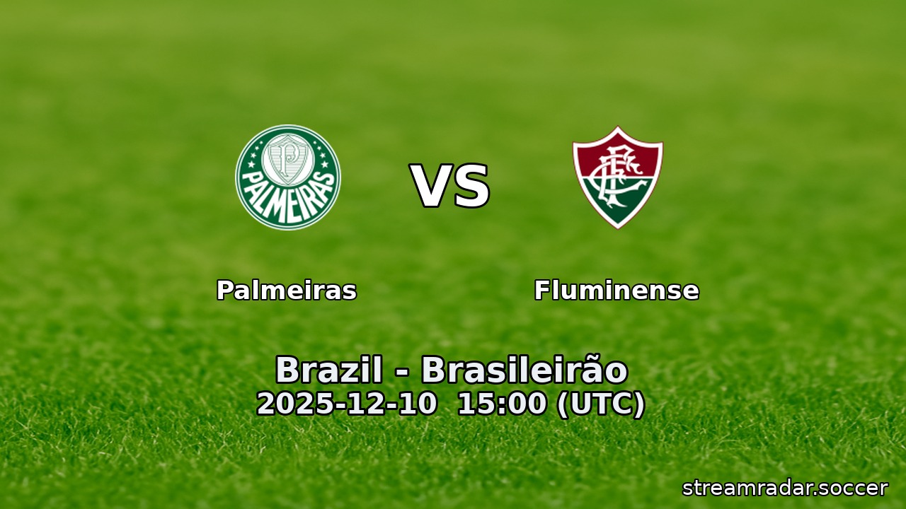 Palmeiras vs Fluminense