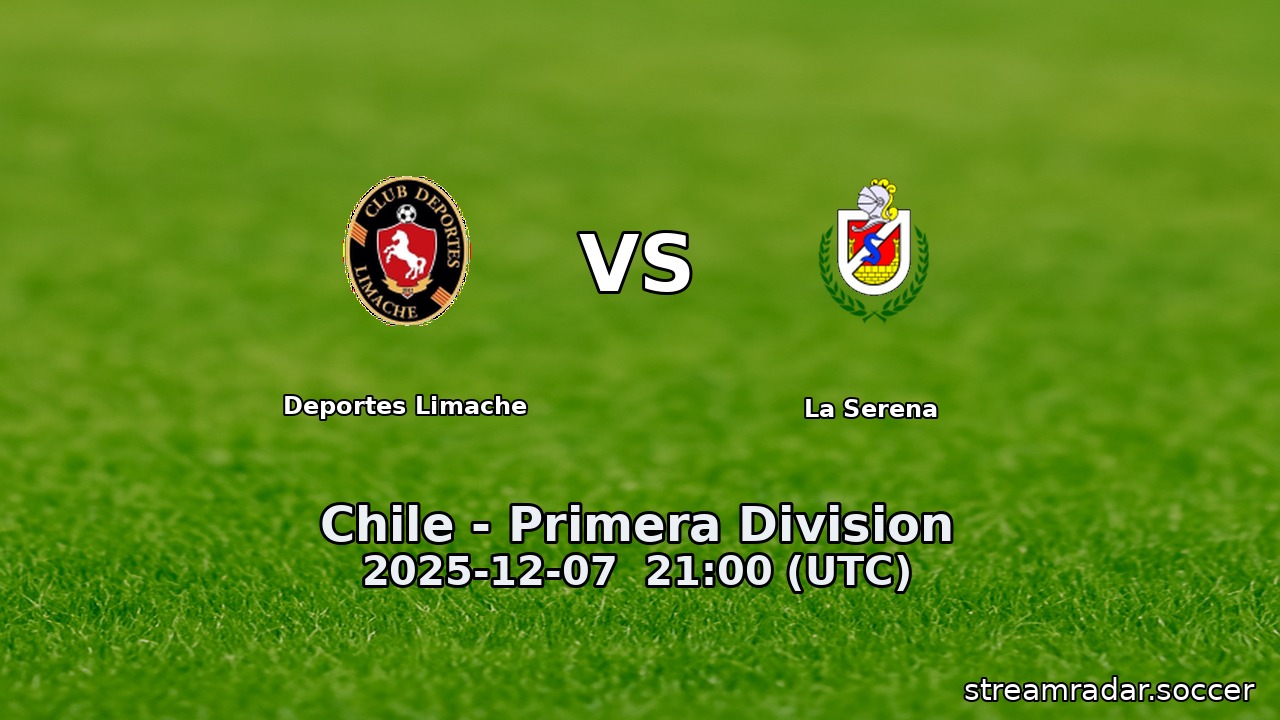 Deportes Limache vs La Serena
