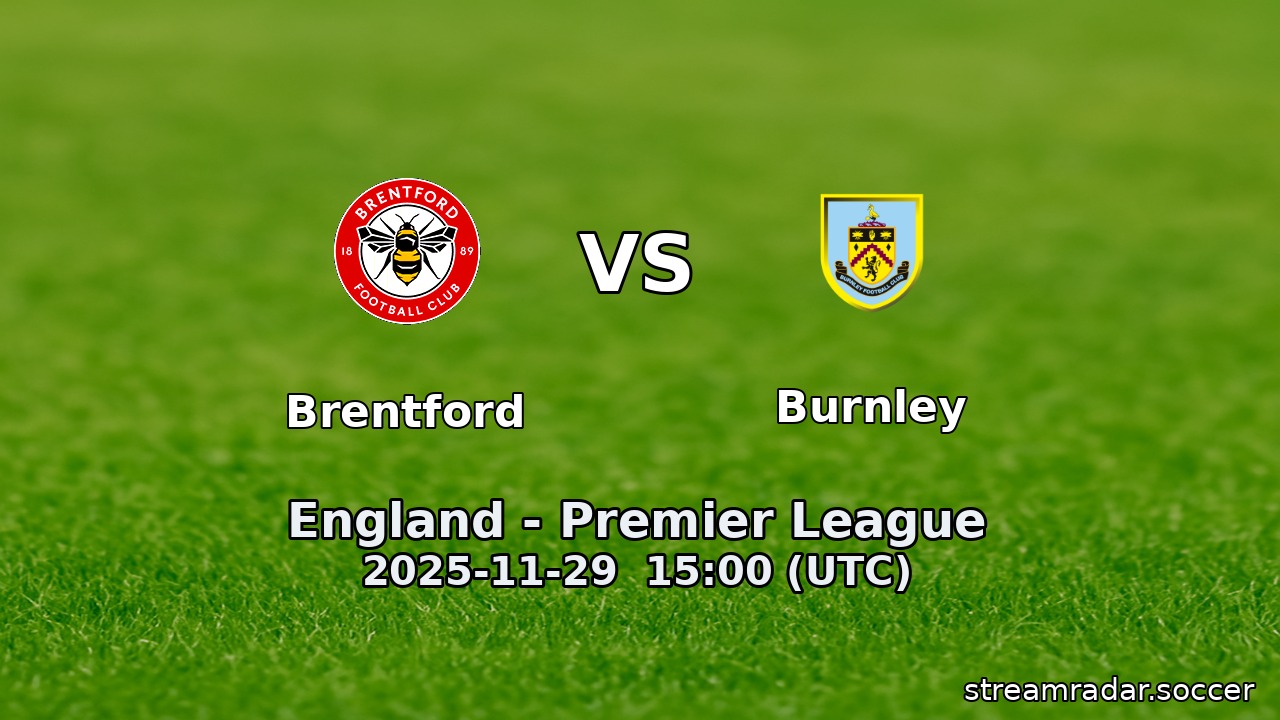 Brentford vs Burnley