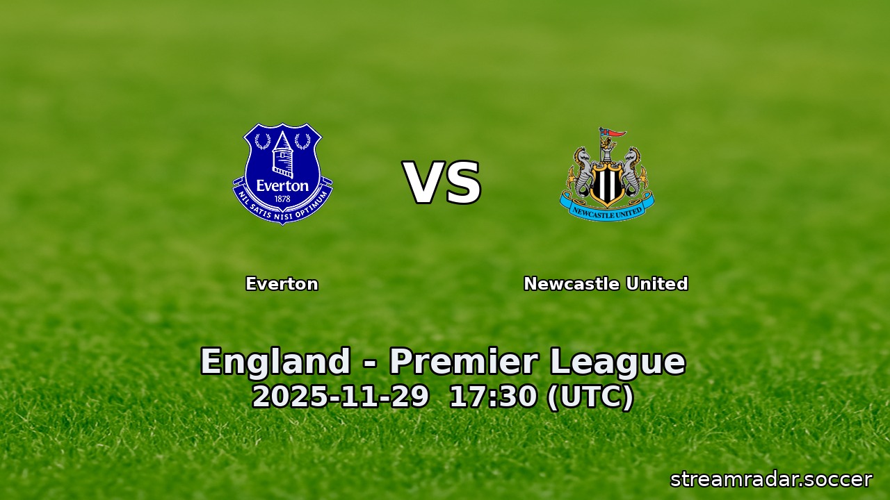 Everton vs Newcastle United