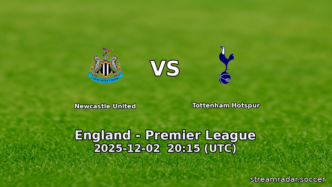 Newcastle United vs Tottenham Hotspur