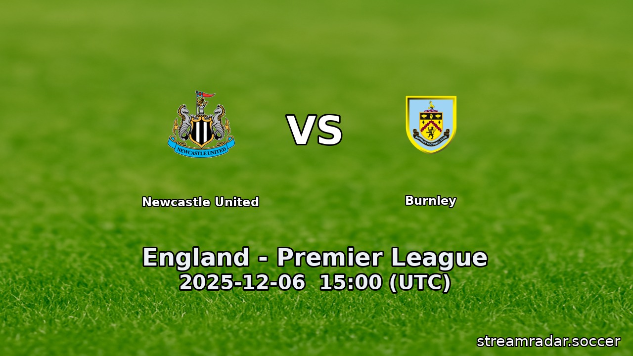 Newcastle United vs Burnley