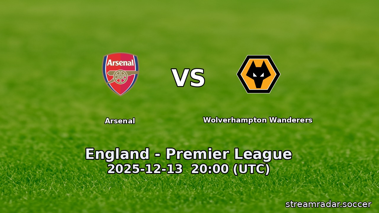 Arsenal vs Wolverhampton Wanderers
