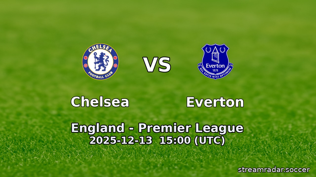 Chelsea vs Everton