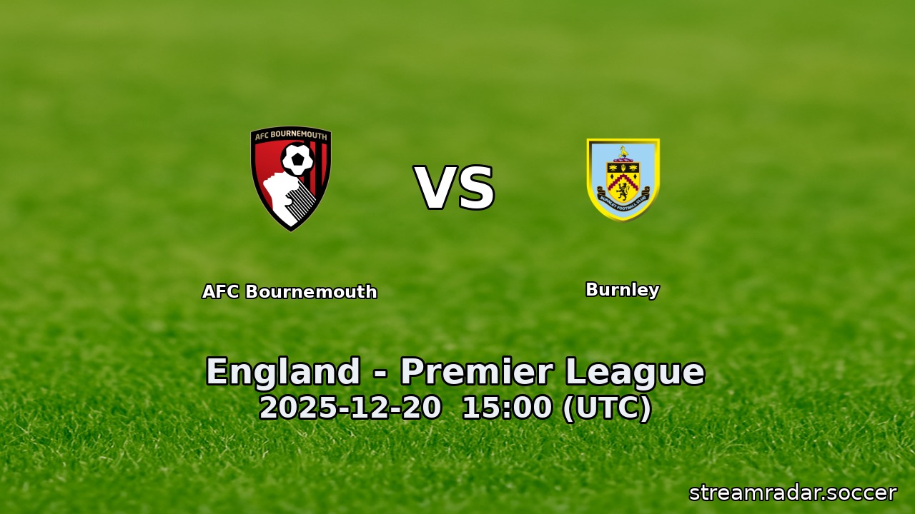 AFC Bournemouth vs Burnley