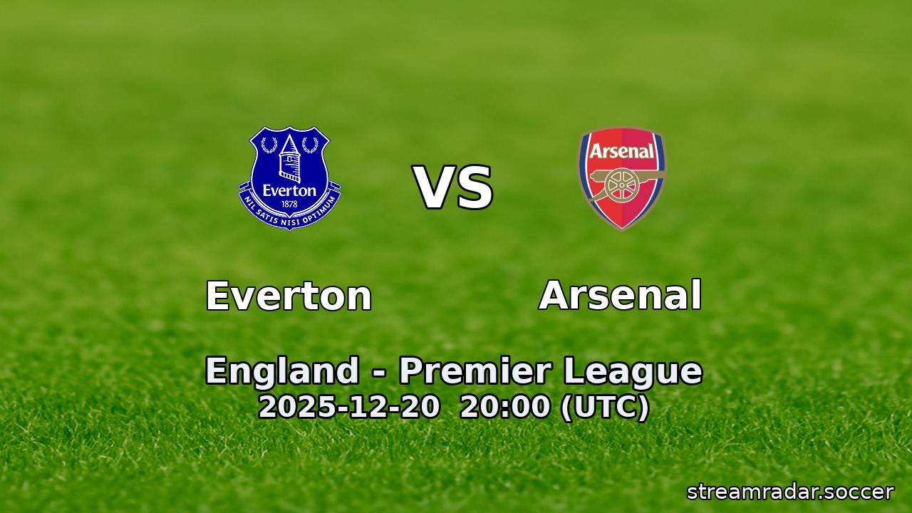 Everton vs Arsenal