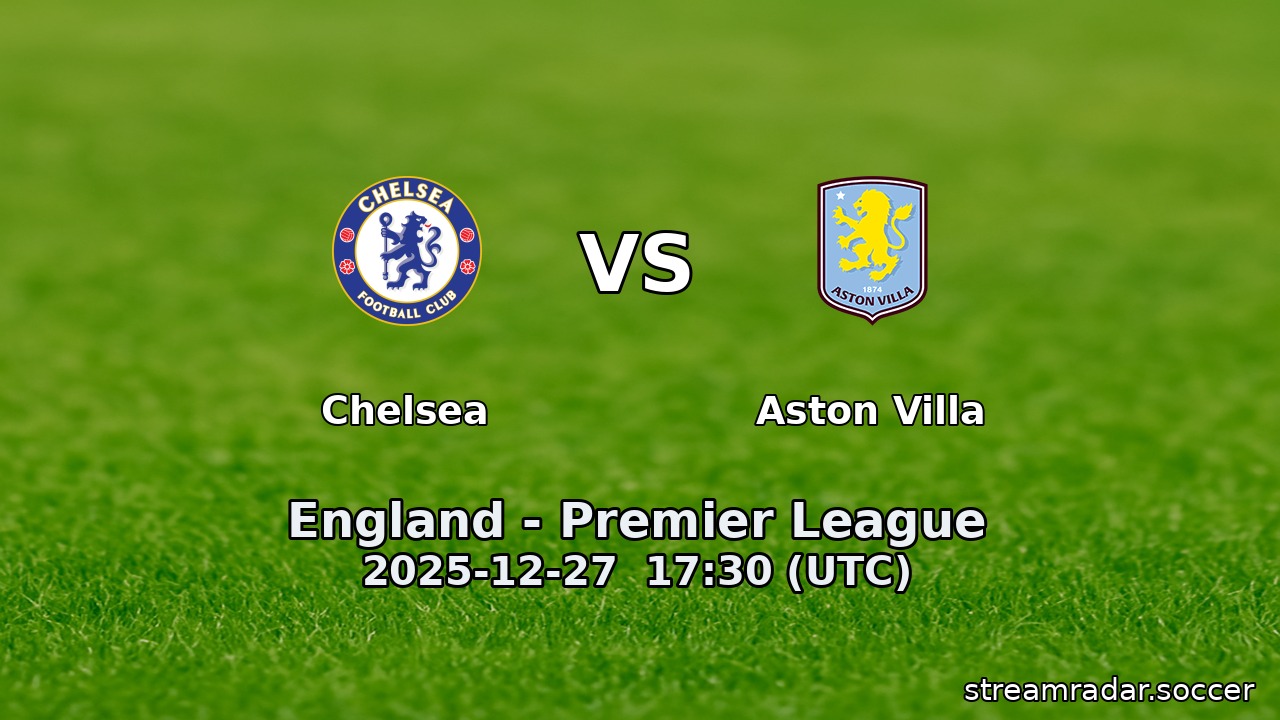 Chelsea vs Aston Villa