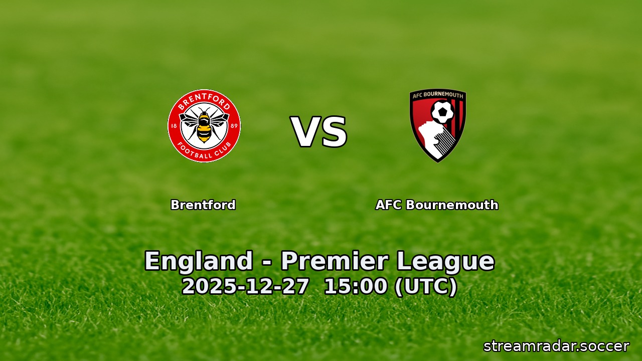 Brentford vs AFC Bournemouth