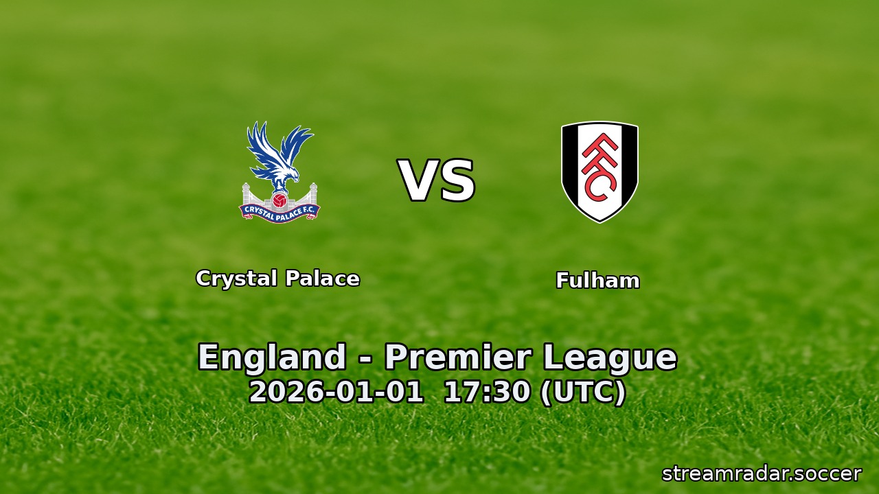 Crystal Palace vs Fulham