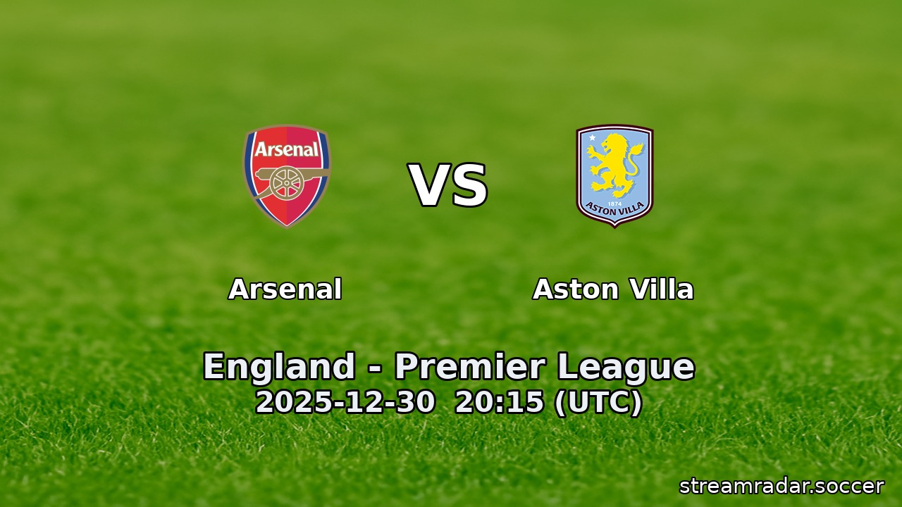 Arsenal vs Aston Villa