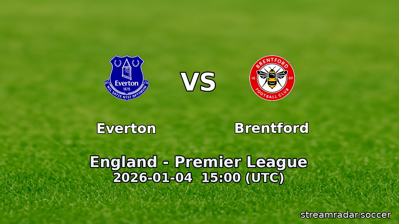 Everton vs Brentford