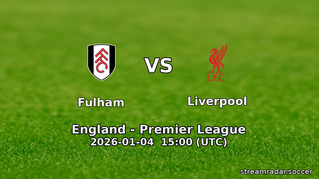Fulham vs Liverpool