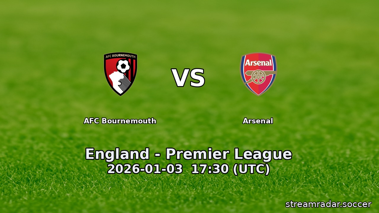 AFC Bournemouth vs Arsenal