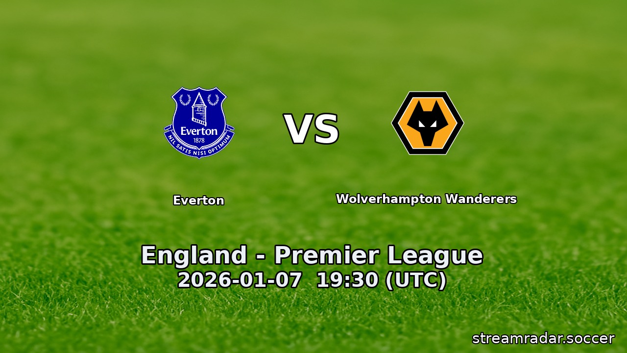 Everton vs Wolverhampton Wanderers