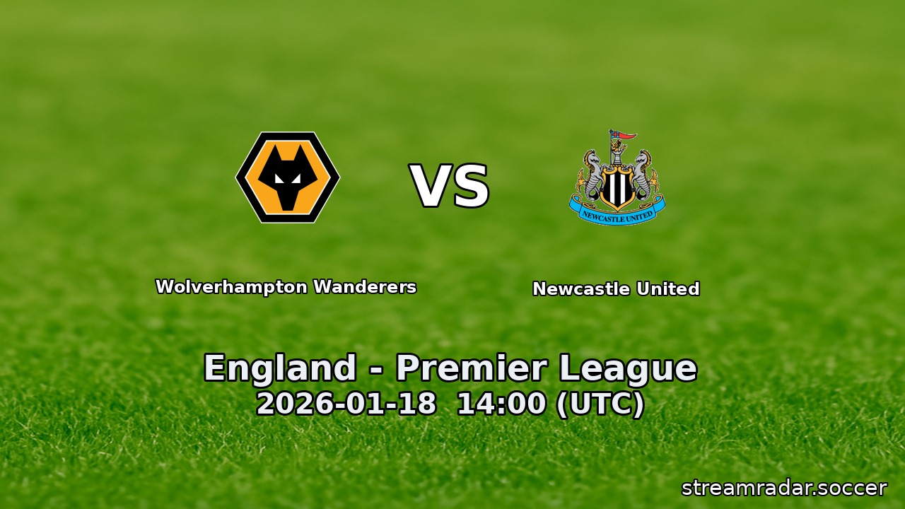 Wolverhampton Wanderers vs Newcastle United
