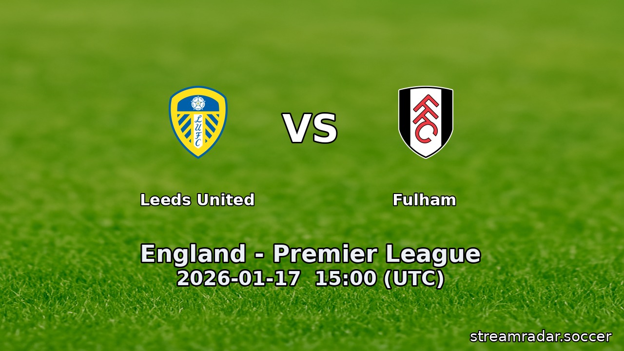 Leeds United vs Fulham