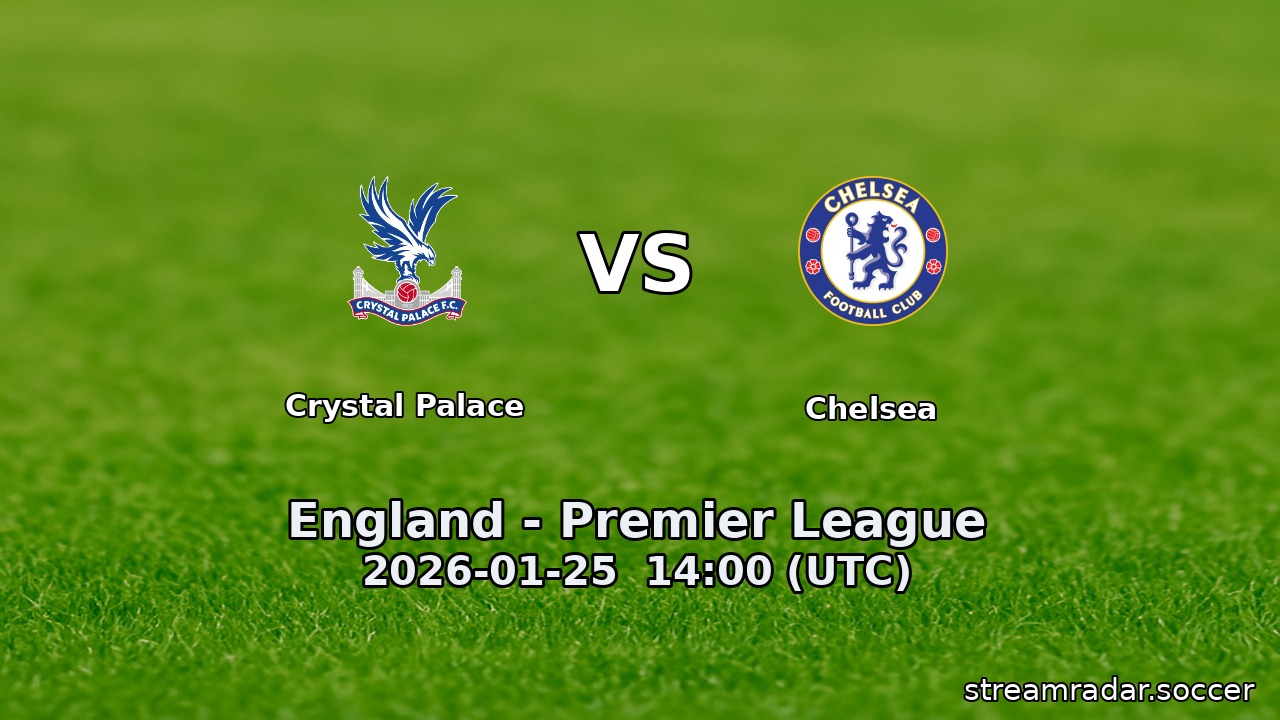 Crystal Palace vs Chelsea
