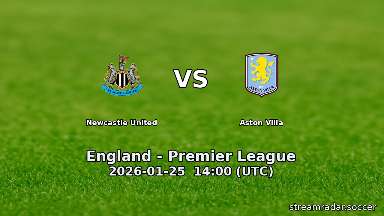 Newcastle United vs Aston Villa