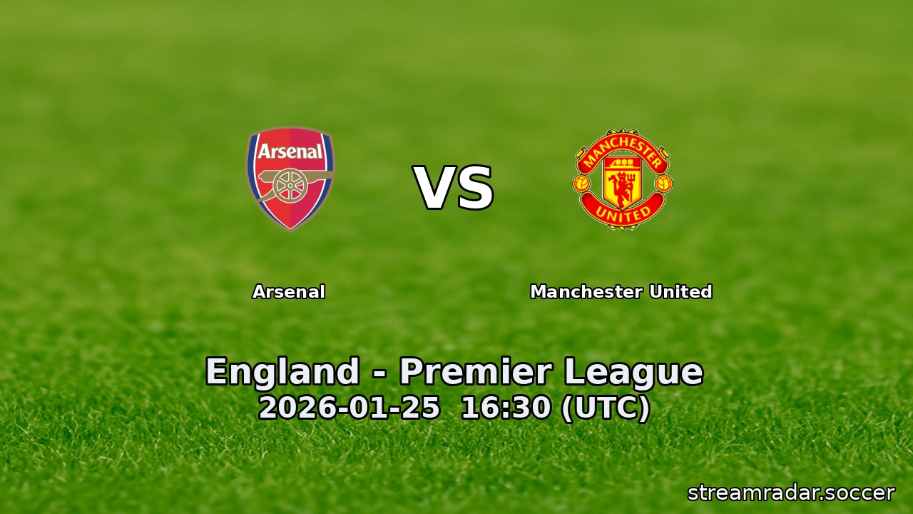 Arsenal vs Manchester United