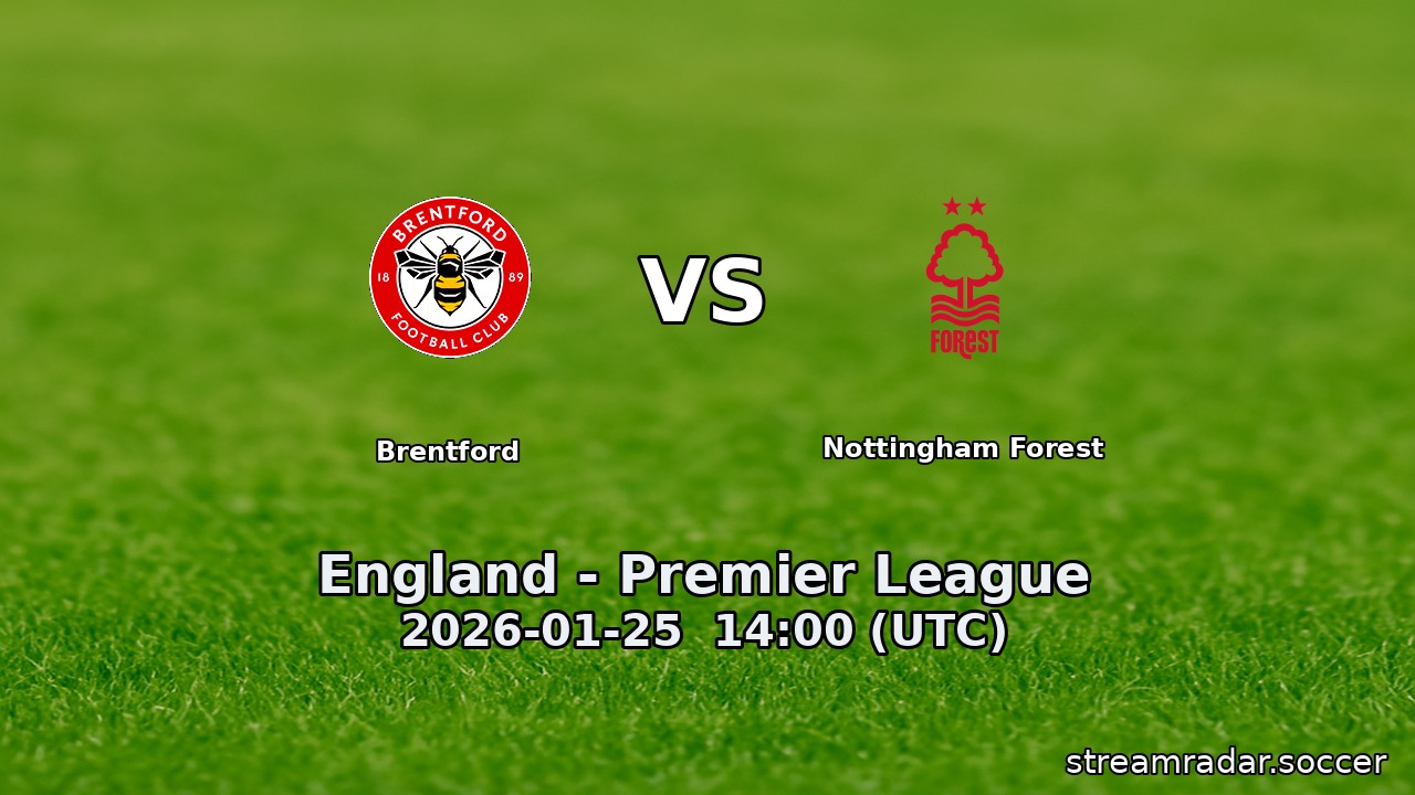 Brentford vs Nottingham Forest