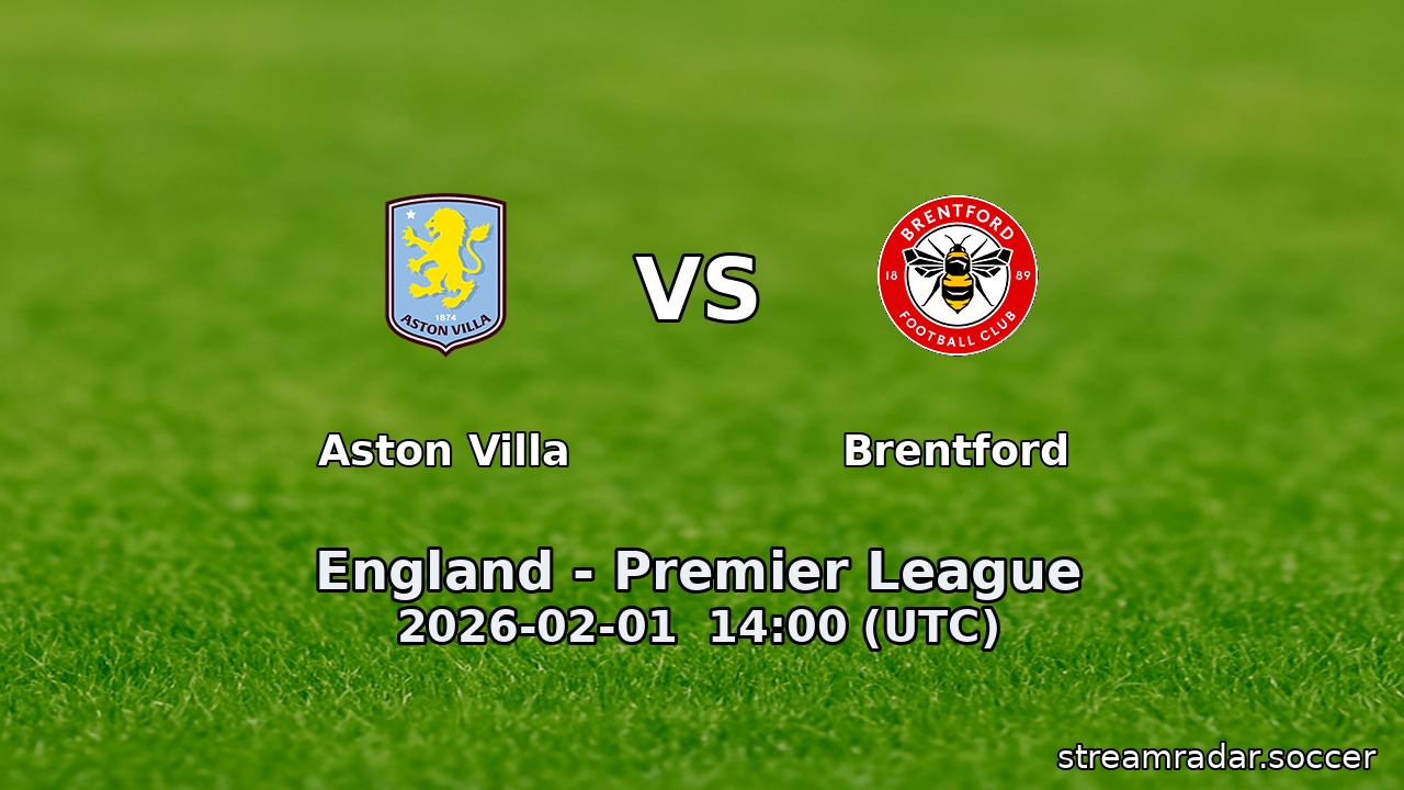Aston Villa vs Brentford