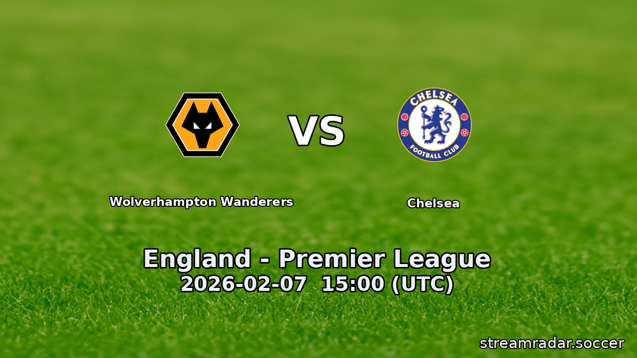 Wolverhampton Wanderers vs Chelsea