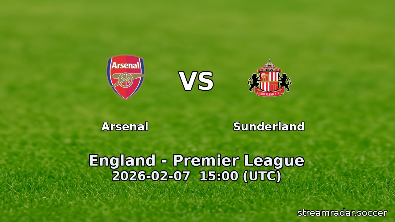Arsenal vs Sunderland