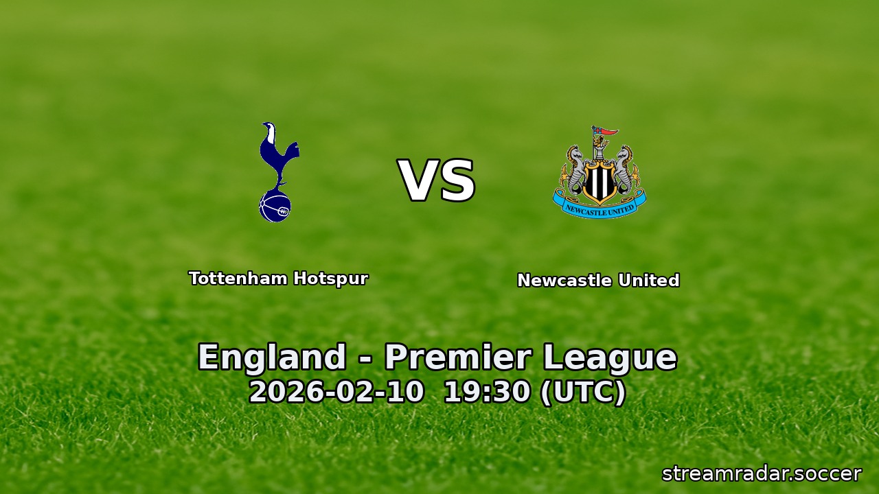 Tottenham Hotspur vs Newcastle United