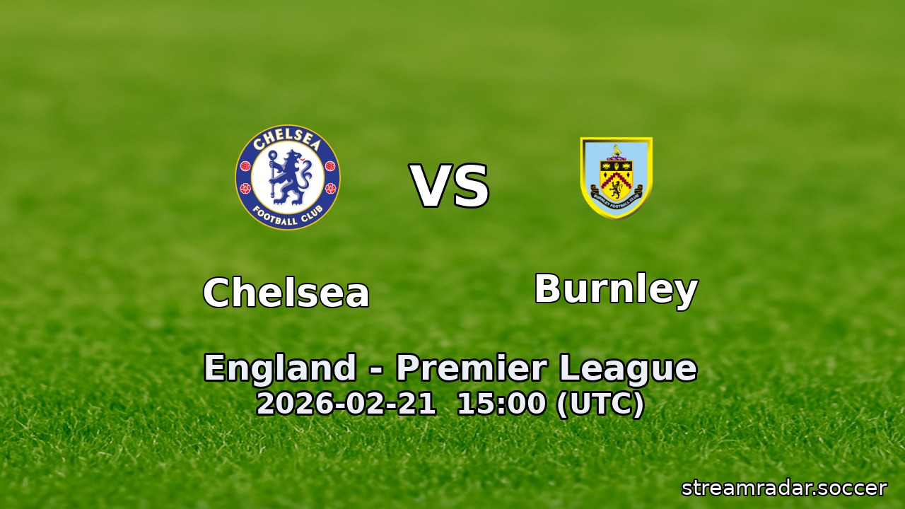 Chelsea vs Burnley
