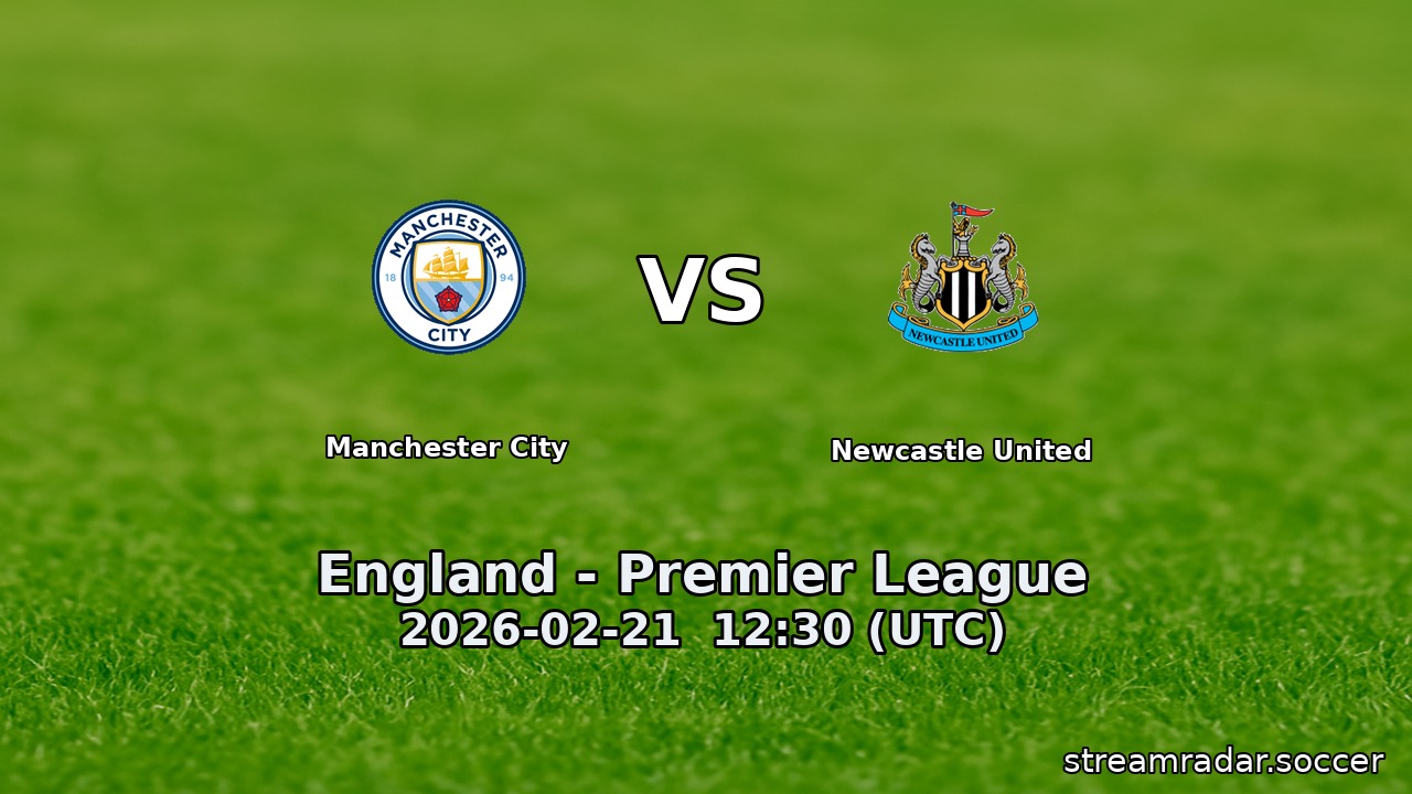 Manchester City vs Newcastle United