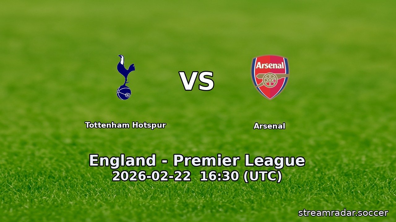 Tottenham Hotspur vs Arsenal