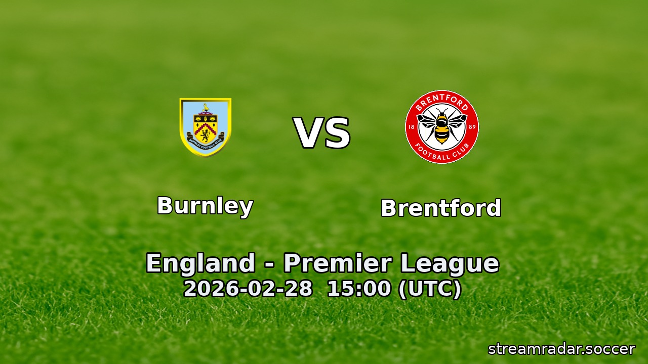 Burnley vs Brentford