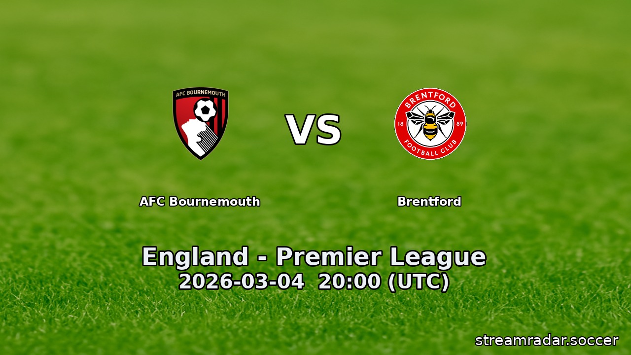 AFC Bournemouth vs Brentford